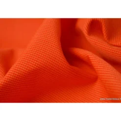 Tissu extérieur polypro fantaisie orange