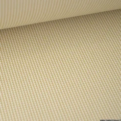 Tissu extérieur polypro fantaisie Blanc & Beige