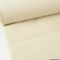Tissu extérieur polypro fantaisie Blanc & Beige