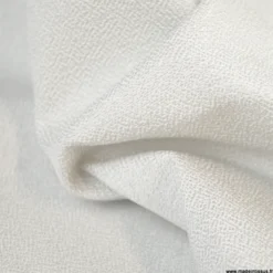 Tissu extérieur polypro gris calcaire texturé