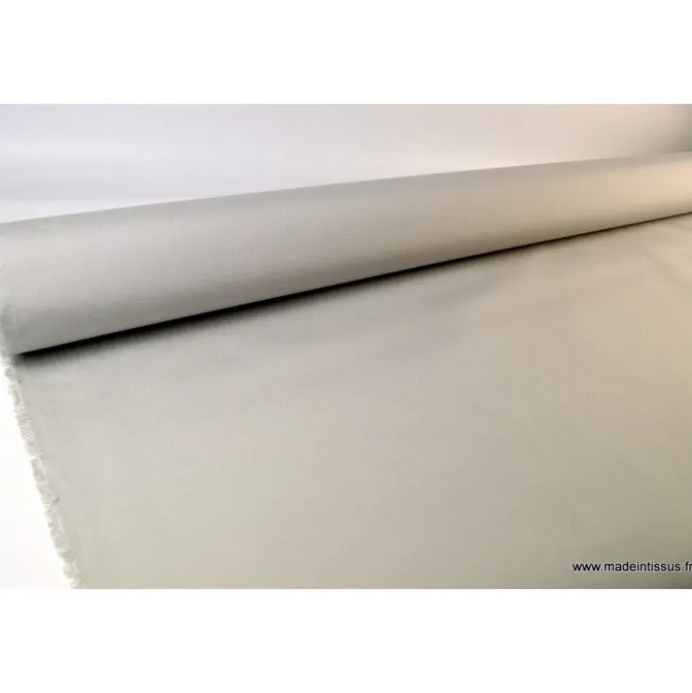 Tissu extérieur polypro gris perle