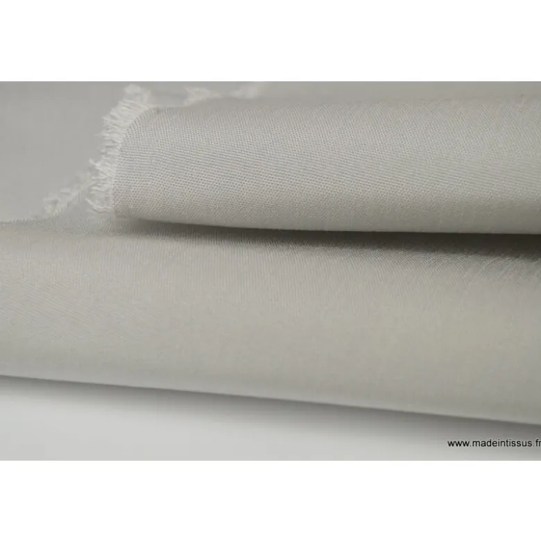 Tissu extérieur polypro gris perle