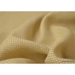 Tissu extérieur polypro natté biscuit