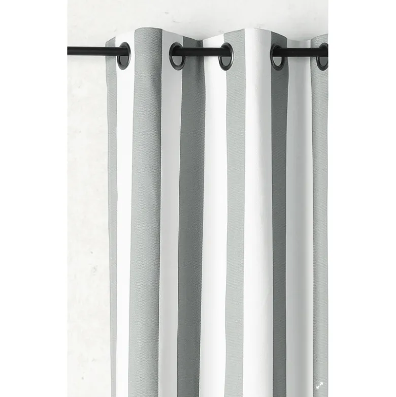 Tissu extérieur rayé Ponant – Déperlant & résistant UV - Grande largeur