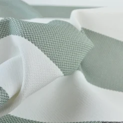 Tissu extérieur rayé Ponant – Déperlant & résistant UV - Grande largeur