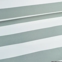 Tissu extérieur rayé Ponant – Déperlant & résistant UV - Grande largeur
