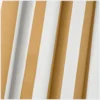 Tissu extérieur rayé Ponant Ocre – Déperlant & résistant UV - Grande largeur