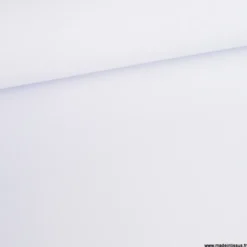 Tissu extérieur étanche blanc enduit PVC