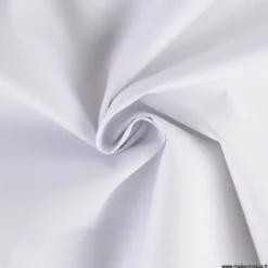 Tissu extérieur étanche blanc enduit PVC