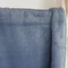 Tissu fausse fourrure Lurex - Bleu denim