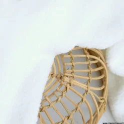 Tissu Fausse Fourrure maille SHERPA BLANC exclusivité made in tissus - OEKO TEX