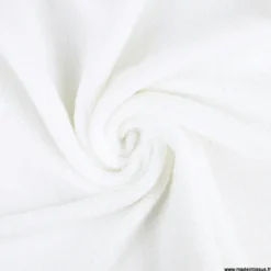 Tissu Fausse Fourrure maille SHERPA BLANC exclusivité made in tissus - OEKO TEX