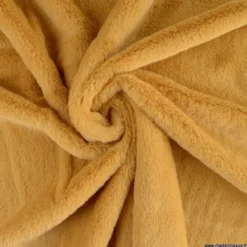 Tissu fausse fourrure rabbit Camel - Corto