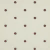 Tissu Fausse Fourrure Sherpa brodée fleurs - Ecru