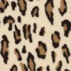 Tissu Fausse Fourrure Sherpa à motif léopard fond écru - OEKO TEX