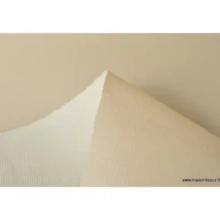 Tissu Faux cuirs ameublement rigide mastic