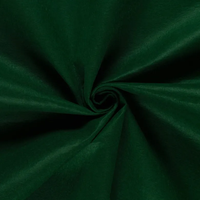 Tissu feutrine petite laize 90 cm - Vert Sapin