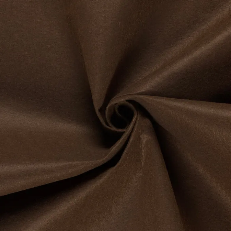 Tissu feutrine petite laize 90 cm - Chocolat