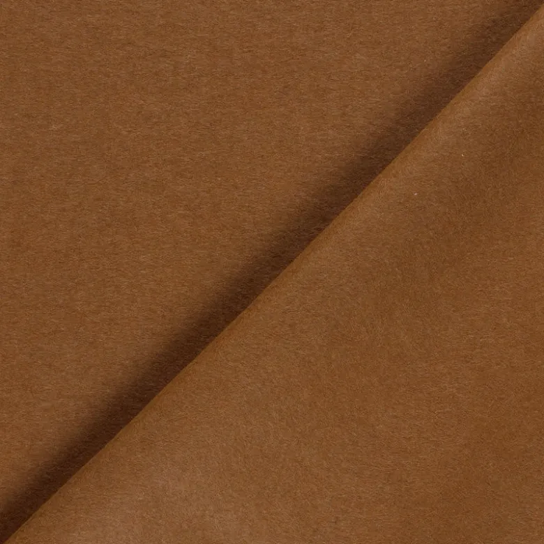 Tissu feutrine petite laize 90 cm - Marron