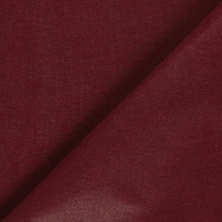 Tissu feutrine petite laize 90 cm - Bordeaux