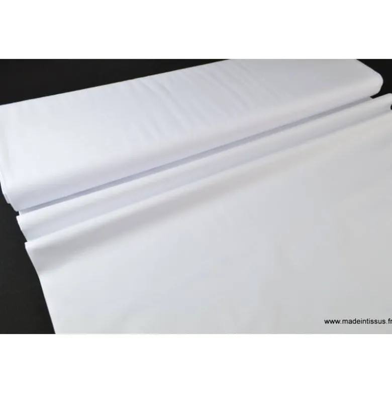 Tissu Fil à Fil coton chemise blanc pour confection