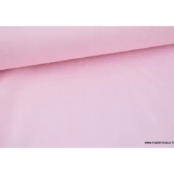 Tissu Fil à Fil coton rose pour confection