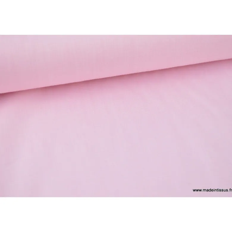 Tissu Fil à Fil coton rose pour confection