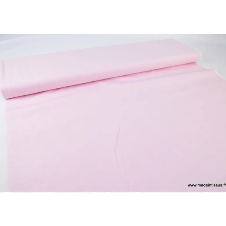 Tissu Fil à Fil coton rose pour confection