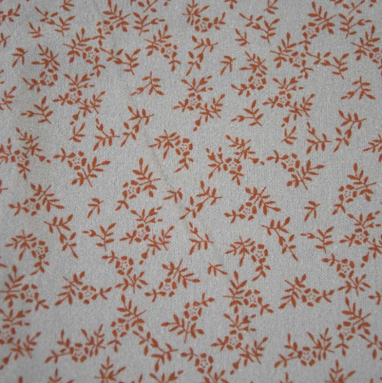 Tissu Flanelle de coton motifs feuilles