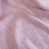Tissu fluide polyester aspect Lin - Vieux rose