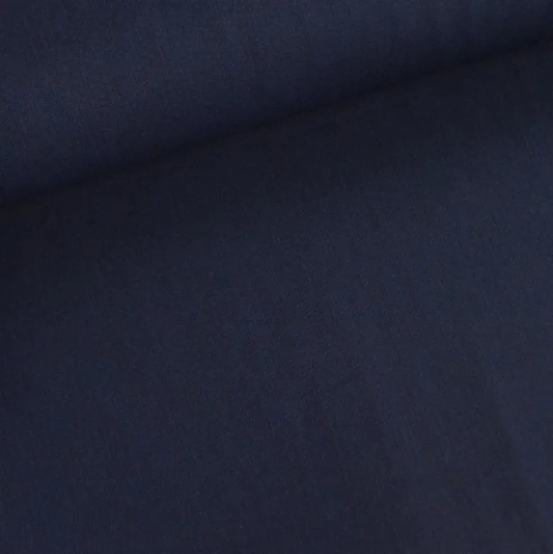 Tissu gabardine bi stretch - Bleu Minuit