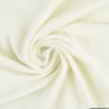 Tissu gabardine bi stretch - Blanc cassé