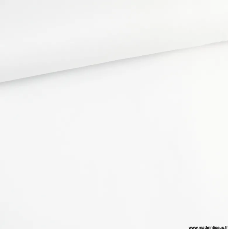 Tissu gabardine bi stretch - Blanc