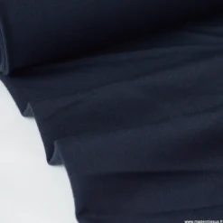 Tissu gabardine bi stretch - Bleu marine