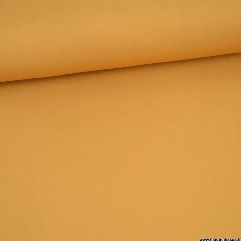 Tissu gabardine bi stretch - Camel