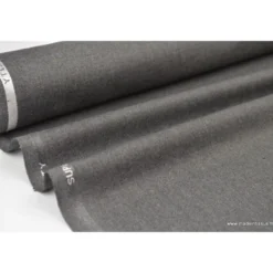 Tissu gabardine costume et confection gris - OEKO TEX
