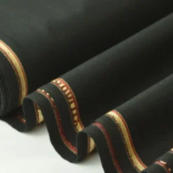 Tissu gabardine costume et confection noir