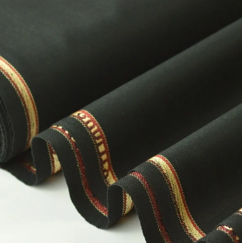 Tissu gabardine costume et confection noir