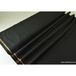 Tissu gabardine costume et confection noir
