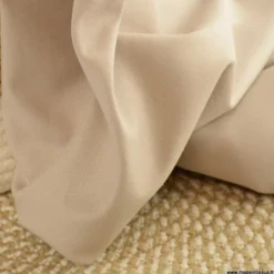 Tissu gabardine de coton coloris Galet - OEKO TEX