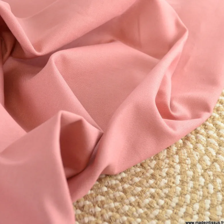 Tissu gabardine de coton coloris Floride - OEKO TEX