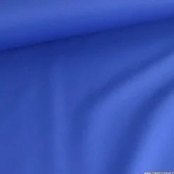 Tissu gabardine de coton coloris bleu Cobalt- OEKO TEX