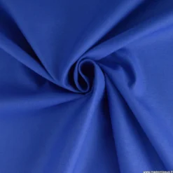Tissu gabardine de coton coloris bleu Cobalt- OEKO TEX