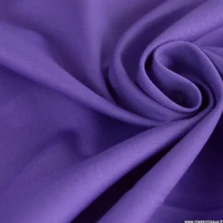 Tissu gabardine de coton coloris Violet - OEKO TEX