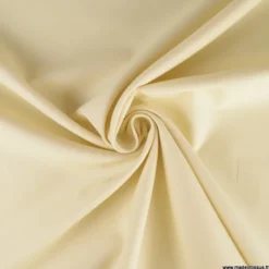 Tissu gabardine de coton coloris Ecru - OEKO TEX
