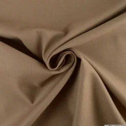 Tissu gabardine de coton coloris Caribou - OEKO TEX