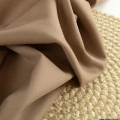 Tissu gabardine de coton coloris Caribou - OEKO TEX
