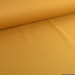 Tissu gabardine de coton coloris Curry - OEKO TEX