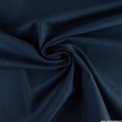 Tissu gabardine de coton coloris bleu marine - OEKO TEX