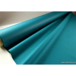 Tissu Gabardine enduite imperméable émeraude